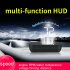 OBD II Car HUD Head Up Display Digital Windshield Projector Speed Meter Speedometer Over Speed High Water Temperature Alarm Universal For Cars  Trucks  Buses as