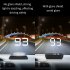 OBD II Car HUD Head Up Display Digital Windshield Projector Speed Meter Speedometer Over Speed High Water Temperature Alarm Universal For Cars  Trucks  Buses as