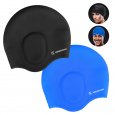 MOUNCHAIN Swimming Cap 2 Pack Blue & Black