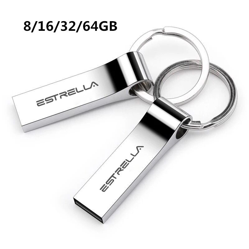 8GB/16GB/32GB/64GB Portable Metal Waterproof USB Flash Drive U 