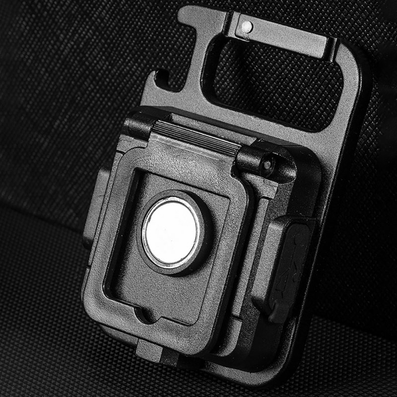 Mini Led Flashlight Keychain Light Portable Usb Rechargeable Ultra-light Portable Flashlight for Hiking Camping Red