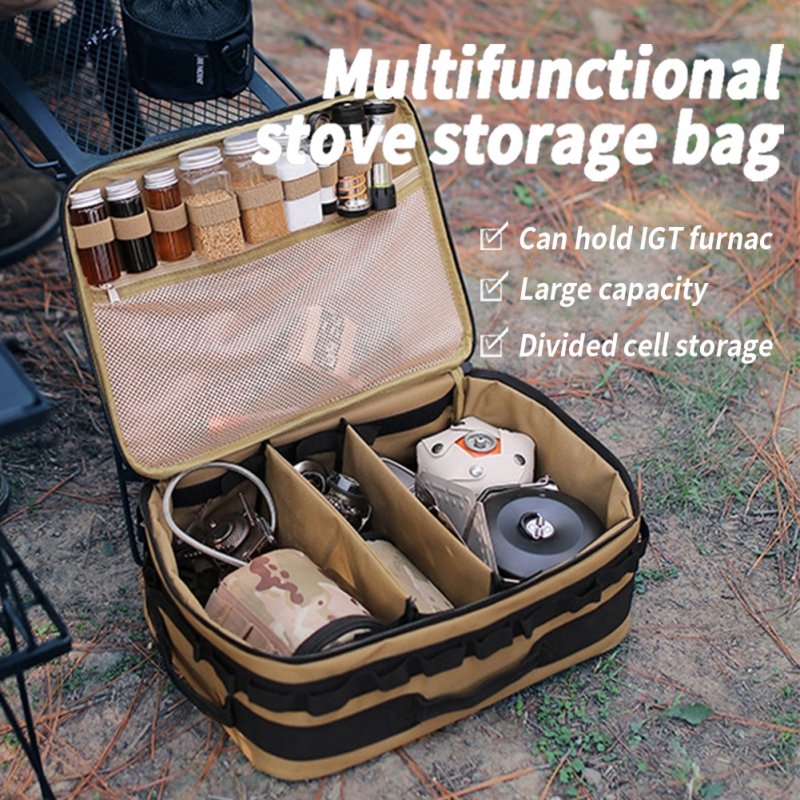 15L Outdoor Cookware Utensils Organizer Camping Gas Tank Storage Bags Portable Waterproof Bags 