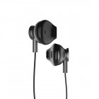 Original ORICO In-ear Wired Earphone Colorful HiFi Headset Gamer Earbuds Bass Music Gaming Headphones with Mic for <span style='color:#F7840C'>Xiaomi</span> Honor iPhone black