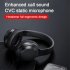 ORIGINAL LENOVO HT10 Noise Canceling Headset with Built in Microphone Stereo Sound Headphones White