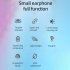 ORIGINAL LENOVO LP40 Wireless Earbuds with Charging Case Built In Mic Headset Waterproof Earphones White