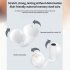 ORIGINAL LENOVO XT83II Open Ear Headphones Wireless Sports Earphones Ear Clip Headset with Charging Case Silver Gray