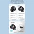 ORIGINAL LENOVO XT83II Open Ear Headphones Wireless Sports Earphones Ear Clip Headset with Charging Case Silver Gray