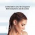 ORIGINAL LENOVO XT83II Open Ear Headphones Wireless Sports Earphones Ear Clip Headset with Charging Case Silver Gray