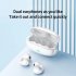 ORIGINAL LENOVO XT83II Open Ear Headphones Wireless Sports Earphones Ear Clip Headset with Charging Case Silver Gray