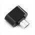 OTG Adapter USB OTG Converter Head SD Card Reader Connection Kit black
