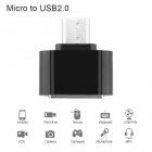 OTG Adapter USB OTG Converter Head SD Card Reader Connection Kit black