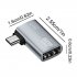 OTG Cable Adapter 4K 90 Degree Left   Right Angle Powered Micro USB To USB OTG Adapter For TV Tablet Fire TV Stick 4K Bend right