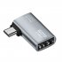 OTG Cable Adapter 4K 90 Degree Left   Right Angle Powered Micro USB To USB OTG Adapter For TV Tablet Fire TV Stick 4K Bend right