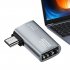 OTG Cable Adapter 4K 90 Degree Left   Right Angle Powered Micro USB To USB OTG Adapter For TV Tablet Fire TV Stick 4K Bend right