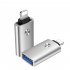 OTG adapter USB for iPhone iPad iOS 12 13 Connect MIDI Piano Silver