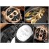 OULM Men Calendar Quartz Sports Wristwatch Gold