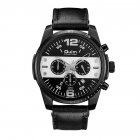 OULM Men Calendar Quartz Sports Wristwatch Black