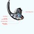OVLENG S13 Bluetooth Wireless Stereo Earphones In ear Hang on ears Headphones for Smartphones Audio Devices Yellow