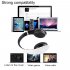 OVLENG S66 Stereo Headset Headphones with Microphone 3 5mm Audio Headband for TV PC Smartphone Black