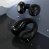 OWS Air6 Wireless Earbuds Open Ear Wireless Bluetooth Headphones 40mAh Bone Conduction Ear Clip Headphones color with cable   manual