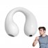 OWS Air6 Wireless Earbuds Open Ear Wireless Bluetooth Headphones 40mAh Bone Conduction Ear Clip Headphones color with cable   manual