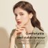 OWS Air6 Wireless Earbuds Open Ear Wireless Bluetooth Headphones 40mAh Bone Conduction Ear Clip Headphones color with cable   manual