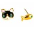 OYang Cute Cat and Fish Stud Earring