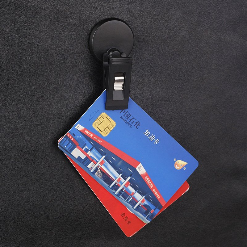 2PCS Car Crystal Clips Access Card Ticket Holder ABS Steel Spring Glasses Clip Multipurpose Clamp Auto Accessories 