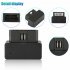 Obd Ii Gps Tracker Vibration Alarm Obd Interface Real Time Vehicle Tracking Device Gsm Gprs Car Truck Anti theft Motorcycle Locator black