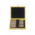 Oboe Reed Whistle Box Yellow Container for Instrument Accessaries yellow