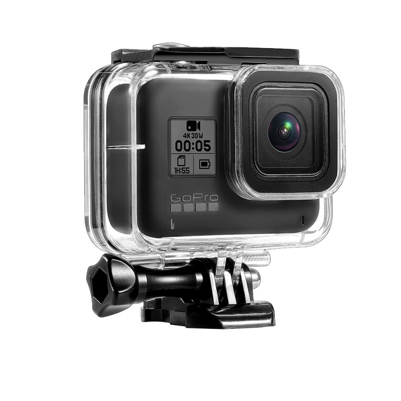 For Gopro Hero 8 Waterproof Case Anti-fog Film Overall Protection Camero Screen Protection Device  