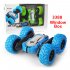 Off road RC Car Toy Four Wheel Drive Stunt Car with Cool Lights 2 4G Stunt Double sided Model green Window Box