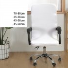 Office Chair  Cover Universal Stretch Desk Chair Cover Computer Chair Slipcovers white
