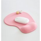 Office Mousepad with Gel Wrist Pink