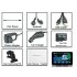 OfficeNAV   5 0 Inch Touchscreen Portable GPS Navigator brings the office into the car that has become your home 