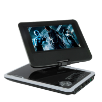 7 Inch Portable DVD Player with Swivel Screen + Analog TV