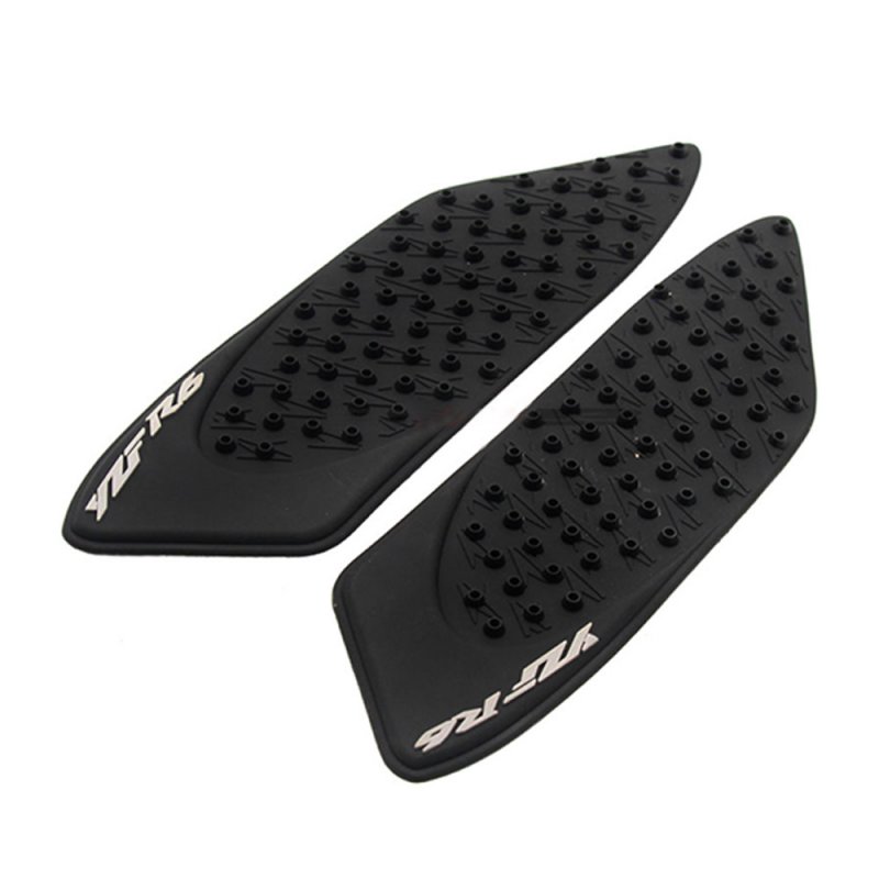 Oil Box Anti-slip Pad Protector Sticker Decal  Knee Grip Traction Pad for YAMAHA YZF R6 06-07 black