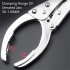 Oil Filter Pliers Adjustable Oil Filter Wrench With Anti friction Handle Non slip Jaw High Hardness And Strong Torque Oil Filter Wrenches Remover Tool clamp typ
