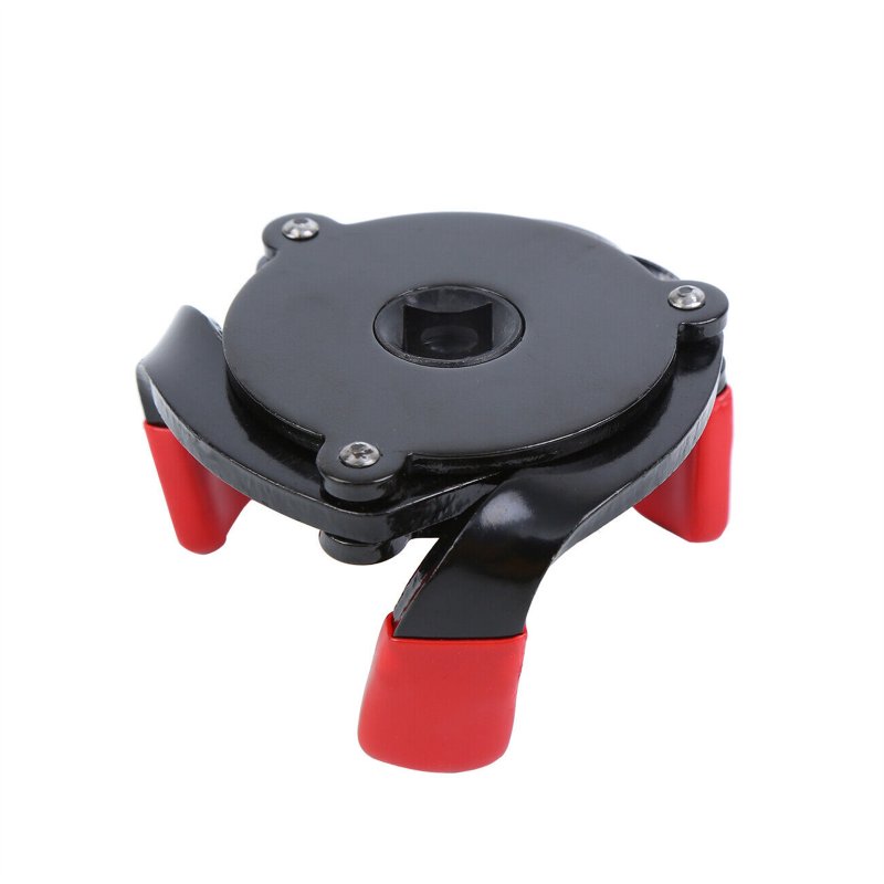 Oil Filter Wrench 3 Jaws Oil Filter Removal Tool With Built-in 3/8-inch Square Driver Universal Adjustable Oil Filter Wrench For Cars Buses anti-slip filter wrench