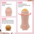 Oil absorbing Volcanic Stone Roller Cat Claw Reusable Facial Oil Absorbing Stick For Face Oil Removing Skin Care Tools gray