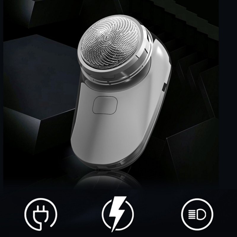 Electric Shaver Waterproof Pocket Size Portable Min Shaver Usb Rechargeable Digital Display For Home Travel 
