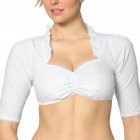 Oktoberfest Blouses Bavarian White Shirt Beer Festival Costume Sexy white_XL