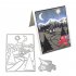 On The Way Home Driving Pattern DIY Carbon Steel Cutting Dies for Scrapbook 2100182