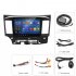 One DIN Car entertainment system specifically designed to fit the Mitsubishi Lancer  Android 9 0 1 OS lets you play games and watch movies on the go 