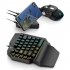 One Handed Keyboard Left Hand Gaming Keyboard 39 Key Full Key USB Interface Support for Backlight  Ordinary keycap version