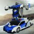 One key Deformation Robot Toy Transformation Electric Car Model with Remote Controller