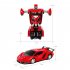 One key Deformation Robot Toy Transformation Electric Car Model with Remote ControllerTX49