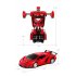 One key Deformation Robot Toy Transformation Electric Car Model with Remote ControllerTX49