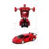 One key Deformation Robot Toy Transformation Electric Car Model with Remote Controller