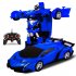 One key Deformation Robot Toy Transformation Electric Car Model with Remote Controller